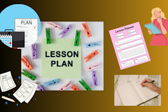 create lesson plans in all subjects up to k12 for you