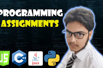 do programming assignments cpp java python javascript