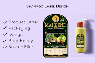 design packaging, label, redesign adding any graphic