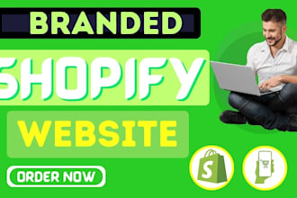 create a modern user responsive design shopify drop shipping store