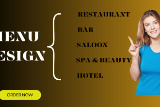 create food menu designs