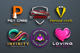 do luxury jewelry, heraldic, boutique and family crest logo design