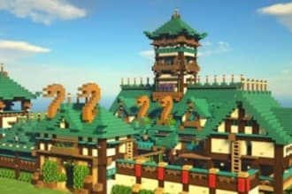 build minecraft bases,,castles, any farms, villages etc