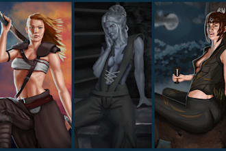 paint fantasy or dnd art