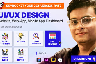 do ui ux design, website ui, mobile app ui ux, dashboard ui ux design