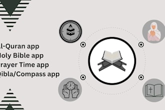 develop quran and qibla apps for android and ios