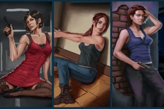 paint horror or urban fantasy art