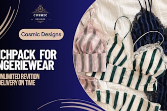 create exclusive tech pack of lingerie wear