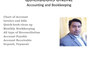 do accounting, bookkeeping in quickbooks online, xero, excel