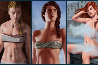 paint pinup or erotic art