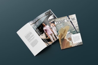 create a stunning luxury catalog, brochure or magazine, showcase products