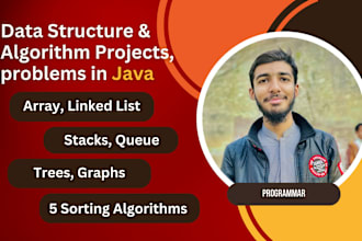do java data structure and algorithm projects, problems
