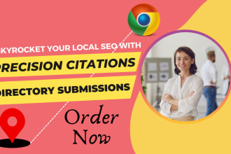 skyrocket your local SEO with precision citations and directory submissions