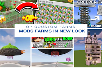 make house farms bulds in minecraft