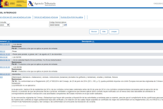 provide spain import hs code, iav, calculate tax,customs duty, import permit doc