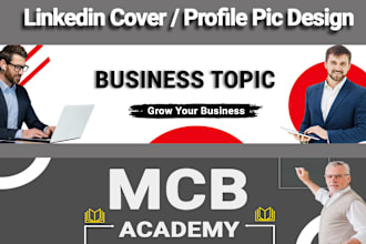 design perfect linkedin banner and logo in 24 hours