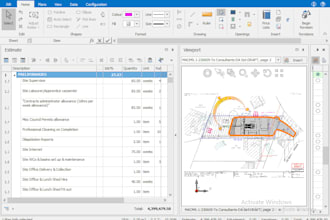do construction cost estimation boq in planswift and cubit