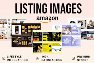 design amazon product infographic and lifestyle images