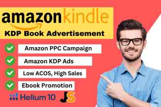 setup and manage amazon KDP book campaigns