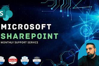 provide monthly microsoft 365 administration support