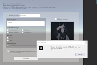 upload your vrchat character for you