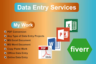 be your personal creative for data entry, copy paste