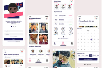 build barbing saloon app, spa app, appointment booking app