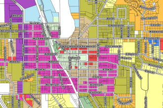 do spatial analysis, gis map, vector map in arcgis, qgis