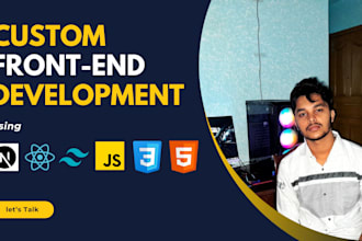 be your frontend web developer in reactjs and nextjs