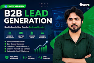 generate verified b2b leads with decision maker emails