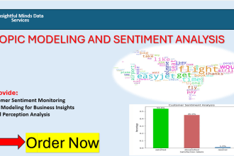 do nlp sentiment analysis and topic modeling projects