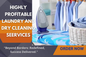 create highly profitable laundry and dry cleaning services website