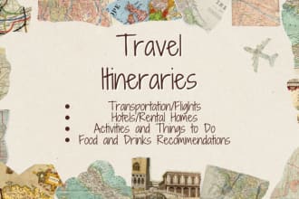 plan your personalized travel itinerary
