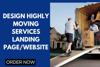 design moving company website movers moving services relocation website