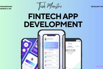 develop fintech app, crypto app, payment app, loan, wallet app, uiux, p2p app