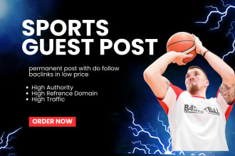 publish article sports guest post on high da backlinks