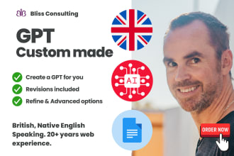 create custom gpts, develop chatbots and build ai services