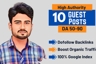 provide high quality dofollow guest posts backlinks