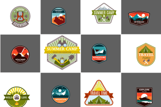 design award logo, badge, label, patch, stamp, sticker