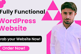 offer fully working real estate or str wordpress website