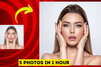 enhance and fix blurry photo professionally