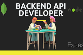 develop backend API using nodejs, expressjs and mongodb for crud projects