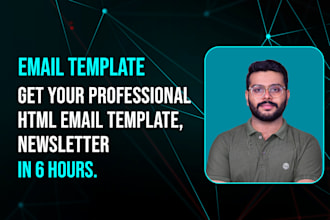 do responsive html email template email design for your newsletter