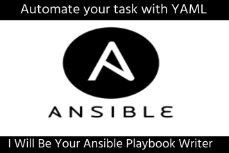 be the ansible playbook writer for you
