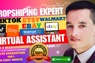be your dropshiping expert , ebay, walmart, tiktok shop