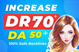increase moz da domain rating and ahref dr permanent