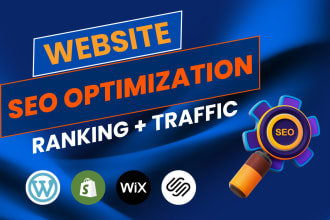 do website SEO optimization on wordpress, webflow, shopify, wix, magento,