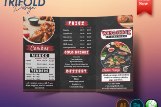 food menu design, restaurant menu design, food flyer design
