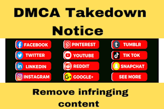 submit dmca takedown notice to remove content from google search