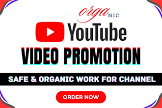 do organic youtube video promotion for channel growth